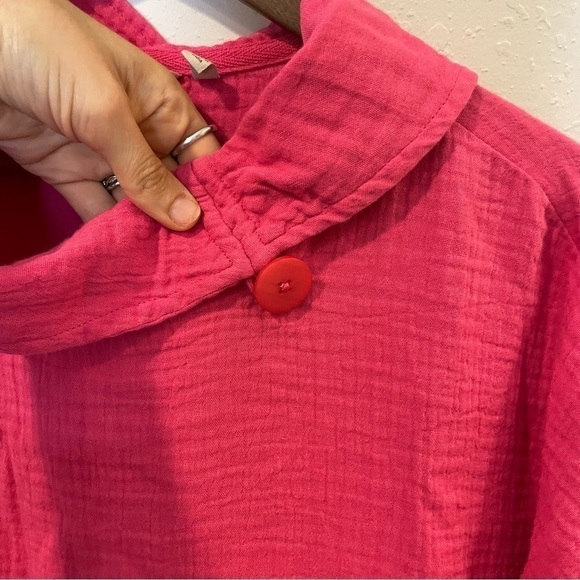 Soft Surroundings Giovinezza Pink Cowl Neck Top - Picture 5 of 8